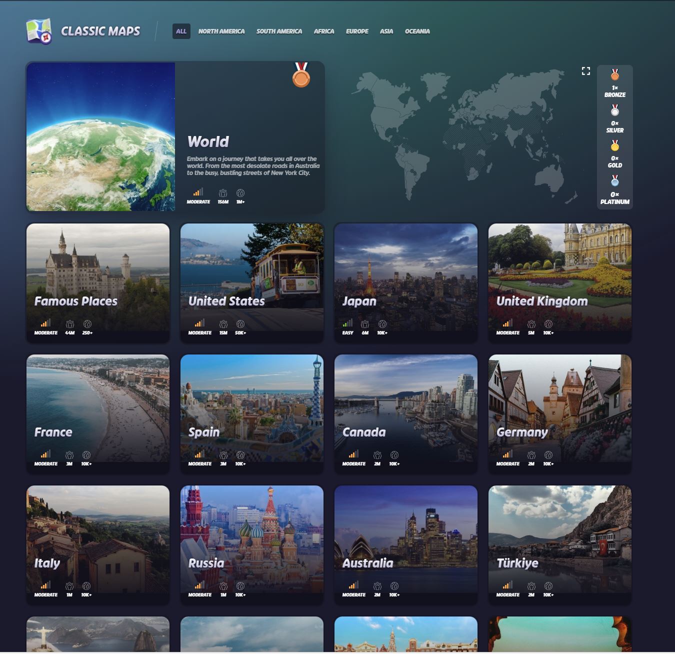 GeoGuessr maps
